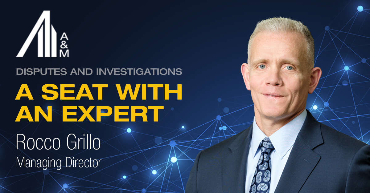 A Seat with an Expert Series: Rocco Grillo